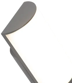 LED Moderne buitenwandlamp met bewegingsmelder antraciet met bewegingssensor - Harry Modern IP44 Buitenverlichting