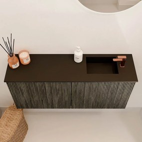 Mondiaz Joya 90cm toiletmeubel shadow met wastafel faye rechts 1 kraangat urban