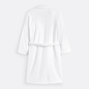 Badjas in badstof, kimono kraag, 450g/m², Haxel