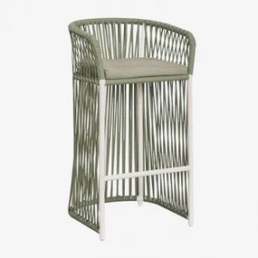 Pakket Van 2 Sophie Hoge Krukken Leger Groen – Koel & ↑75 Cm - Sklum