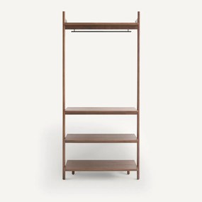 Module in notenhout voor dressing, 4 legplanken, Rory