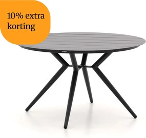 + 10% kassakorting | Tuin eettafel Manifesto  | Rond  | Tuintafel Aluminium | Ø127cm | 4 personen | Kees Smit Tuinmeubelen