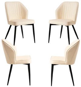 Pakket van 4 Wenye-stoelen