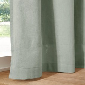 Verduisteringsgordijn in halflinnen met verdekte lussen, Lincot