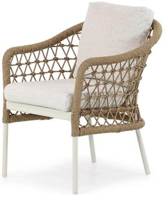 Tuinset 10 personen 400 cm Aluminium/wicker Taupe Coco Bali/Brighton