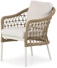 Tuinset 8 personen 300 cm Aluminium/wicker Taupe Coco Bali/Brighton