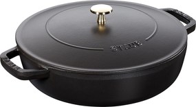 Staub Braisers Sauteerpan Chistera 24 cm / 2,5 l, Zwart - Braisers - Staub