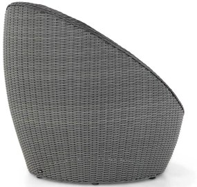 Tuinstoel Wicker Zwart Garden Collections Cocoon  Off black