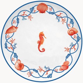 Porseleinen ontbijtborden Cote De Mer, 4-delig