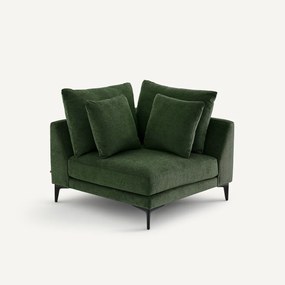 Hoekbank in polyestermix, MODERNISTE, ontwerp Emmanuel Gallina