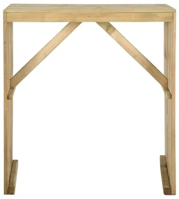 vidaXL Bartafel 100x60x110 cm geïmpregneerd grenenhout