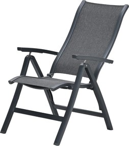 Garden Impressions Hilly tuinstoel verstelbaar - donker grijs