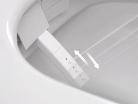 Clou Clever douche wc met turboflush en softclose zitting wit glans