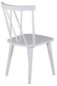 Jörn Eetkamerstoel - Fredrik - Wit - Rubberhout - Jörn