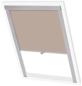 vidaXL Rolgordijn verduisterend beige M08/308
