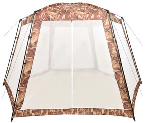 vidaXL Zwembadtent 500x433x250 cm stof camouflage