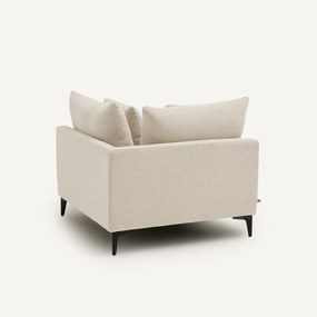 Hoekbank van gevlochten polyester, MODERNISTE, ontwerp Emmanuel Gallina