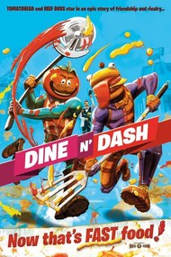 Poster Fortnite - Dine and Dash, (61 x 91.5 cm)