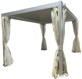 Lagos Premium 3x4 Tuinpunt vrijstaand terras pergola wit