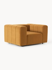 Fluwelen loungefauteuil Lena