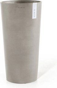 Ecopots bloempot Amsterdam Extra High 90 - Rond - Taupe - Diameter 49,8 x H91 cm