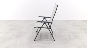Hartman Monza alu/Chaneo verstelbare tuinset - 220x100 cm. - 7-delig