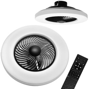 Lamp met ventilator APP1552-C BLACK windmolen
