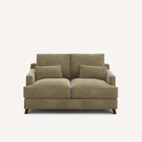 2-zits compacte zetel van linnen fluweel, ALWINE