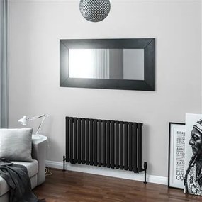 Eastbrook Tunstall radiator 105x60cm 1003W zwart mat