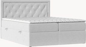 Handgemaakt fluwelen divan bed Maestro met opbergruimte, H3