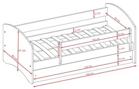 Peuter Roze Eenpersoonsbed BabyDreams - Voor Kinderen Kinderen Peuter Junior 5060504987387 Children's Beds Home, 160x80, Nee, Geen Children's Beds Hom