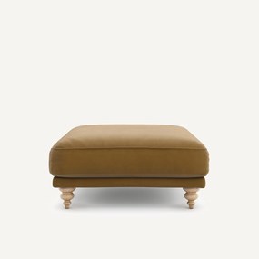 Voetenbank, van linnenfluweel, LAZARE