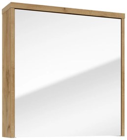 Fontana Basic spiegelkast 60cm met 1 deur warm eiken
