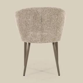 Eleonora Mateo Bruin Potige Eetstoel Taupe