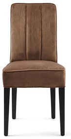 Rivièra Maison - The Jade Dining Chair, velvet III, golden mink - Kleur: goud
