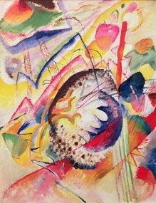 Wassily Kandinsky - Kunstdruk Large Study, 1914, (30 x 40 cm)