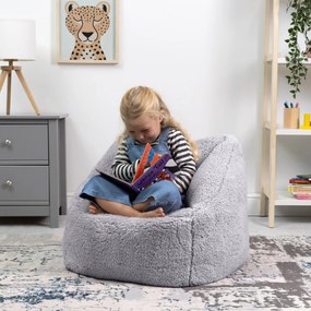 Teddy Zitzakstoel Kids - Grijs