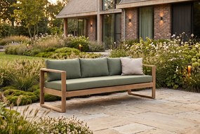 Stoel en Bank Loungeset 5 personen Teak Old teak greywash  Garden Collections Newbury