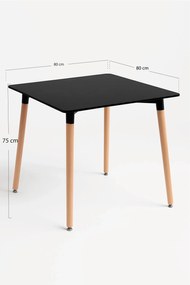 Tower Tafel Vierkant 80 cm
