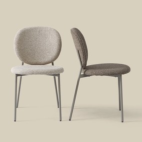 Moderne Stoelen Stapelbaar Bruin