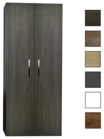 Sanicare kolomkast met chromen greep 67x160x32cm schots-eiken