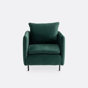 Fauteuil in fluweel, Ivete