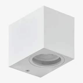 Wandlamp Voor Buiten In Aluminium Dolton Wit - Sklum