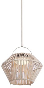Buitenlamp Bohemian tafellamp beige incl. LED 3-staps dimbaar IP54 solar oplaadbaar - DucoBohemian IP54 Bohemian Buitenverlichting rond