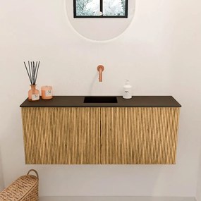 Mondiaz Joya 100cm toiletmeubel oak met wastafel faye midden zonder kraangat urban