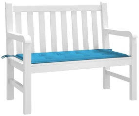vidaXL Tuinbankkussen 100x50x3 cm blauw