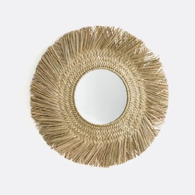 Ronde spiegel, zonnevorm, in herbariumØ102cm, Loully