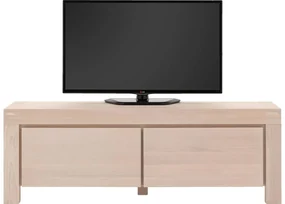 Goossens Tv Meubel Clear, 2 kleppen 45 cm diep