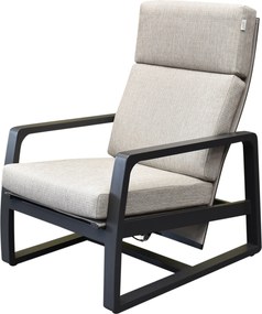 Angelo lounge tuinstoel verstelbaar antraciet