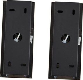 Set van 2 moderne wandlampen zwart incl. LED - Plaza